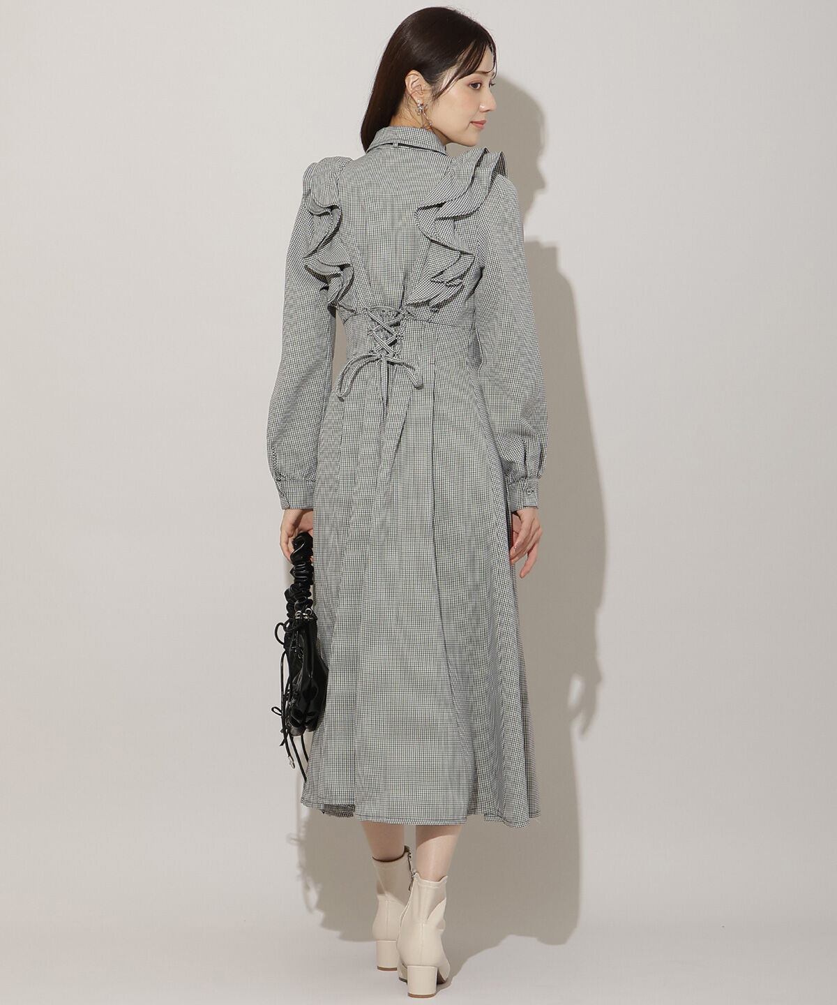 WILLSELECTION「ナローリボンフリルシャツワンピース」|ワンピース|