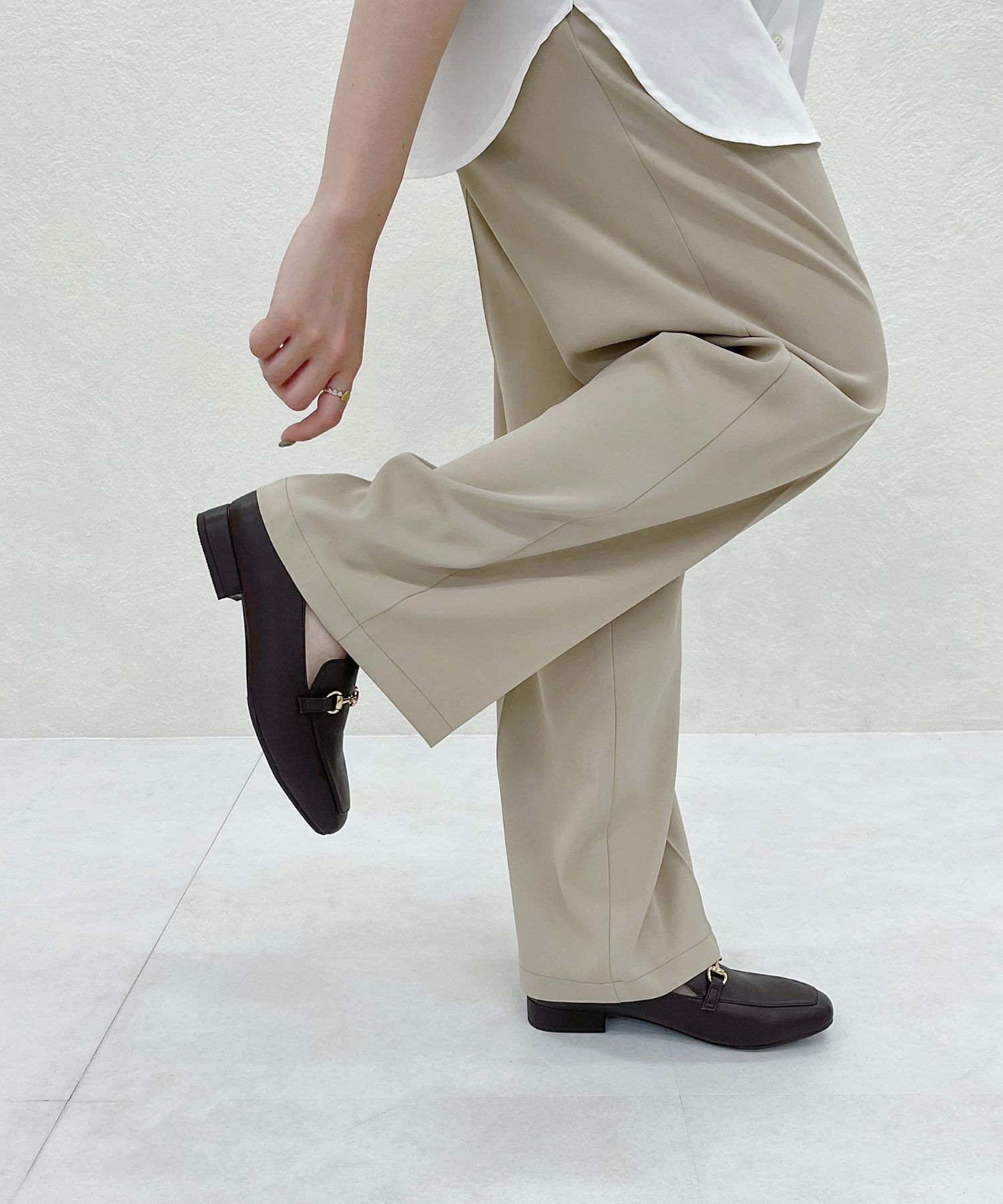 ORiental TRaffic「【跳べるパンプス/シリーズ累計１５０万足突破】スクエアトゥビットモチーフ  ローファー /R-3210」|パンプス|