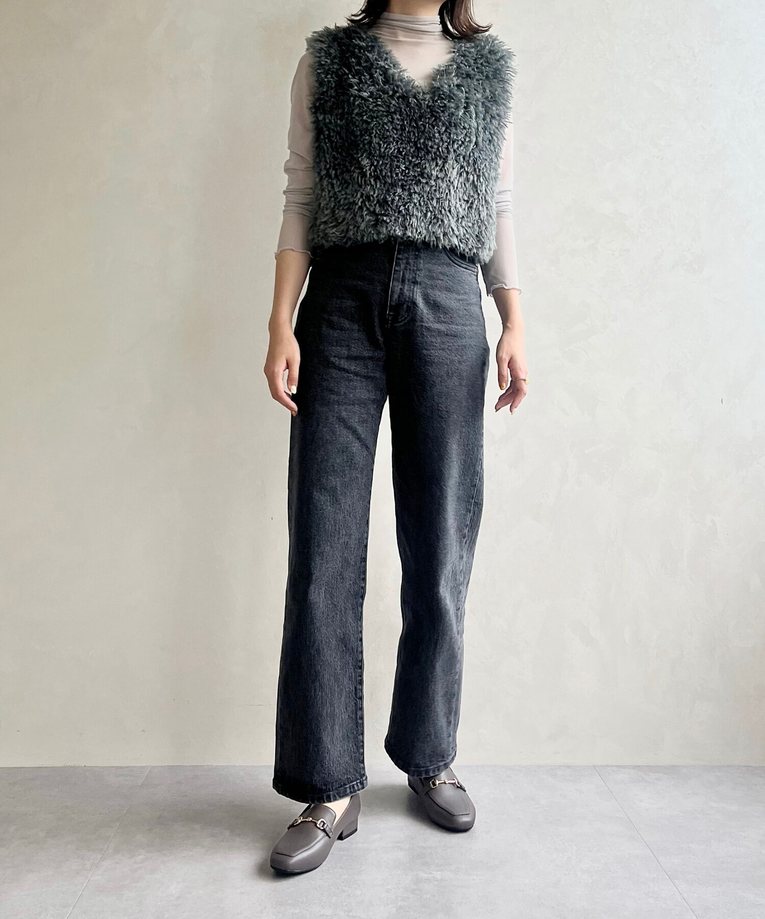 ORiental TRaffic「【跳べるパンプス/シリーズ累計１５０万足突破】スクエアトゥビットモチーフ  ローファー /R-3210」|パンプス|