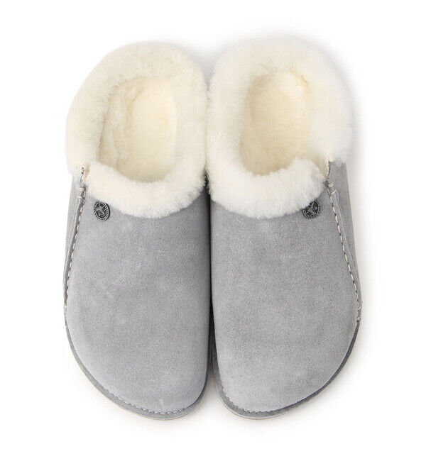 BIRKENSTOCK「【ビルケンシュトック】ツェルマット シアリング/ストーンコイン スエード/ルームシューズ レディース」|サンダル|