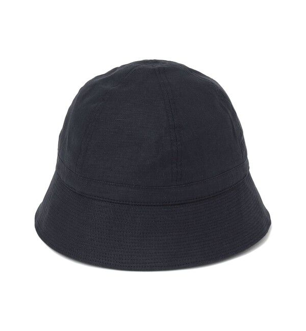 SHIPS any「SHIPS any: 〈手洗い可能〉リネン/コットン セーラー ハット」|ハット|ブラック