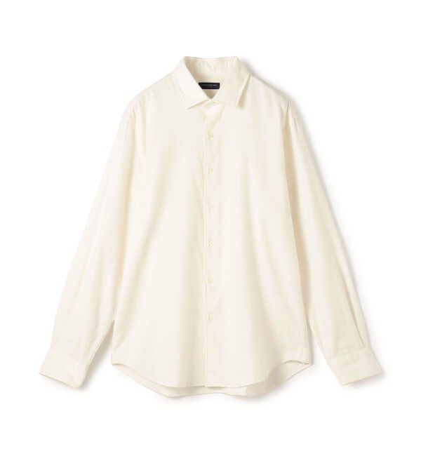 TOMORROWLAND MENS「コットンカシミヤ ワイドスプレッドカラーシャツ」|シャツ・ブラウス|11 ホワイト