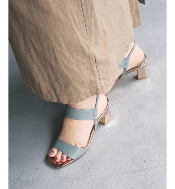  「6cmゴムストラップサンダル」|サンダル|