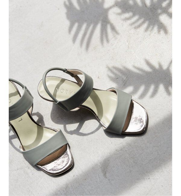  「6cmゴムストラップサンダル」|サンダル|