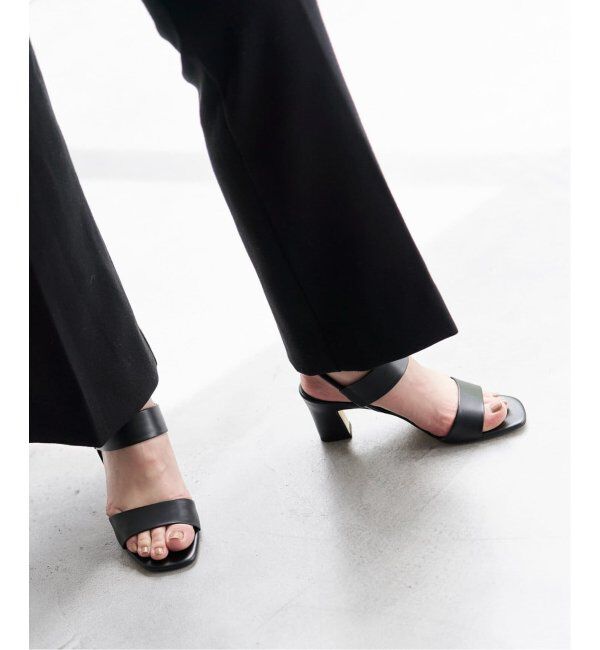  「6cmゴムストラップサンダル」|サンダル|