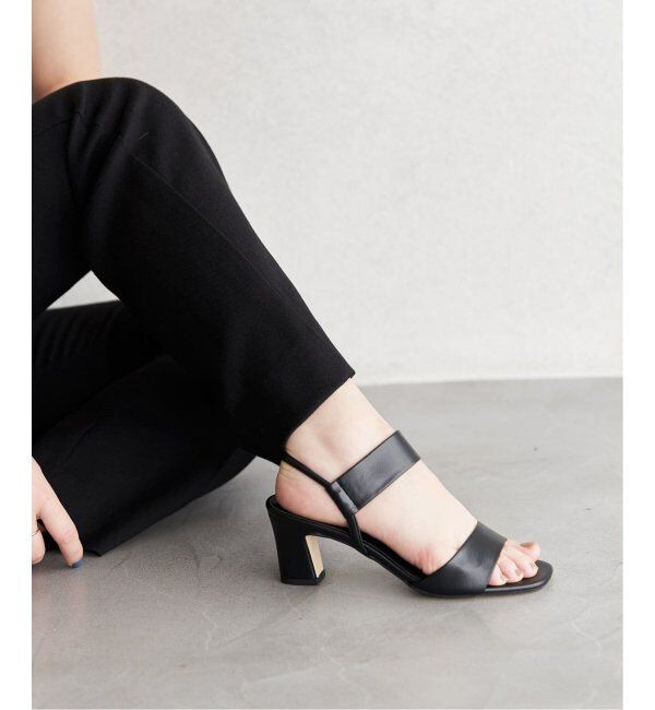  「6cmゴムストラップサンダル」|サンダル|