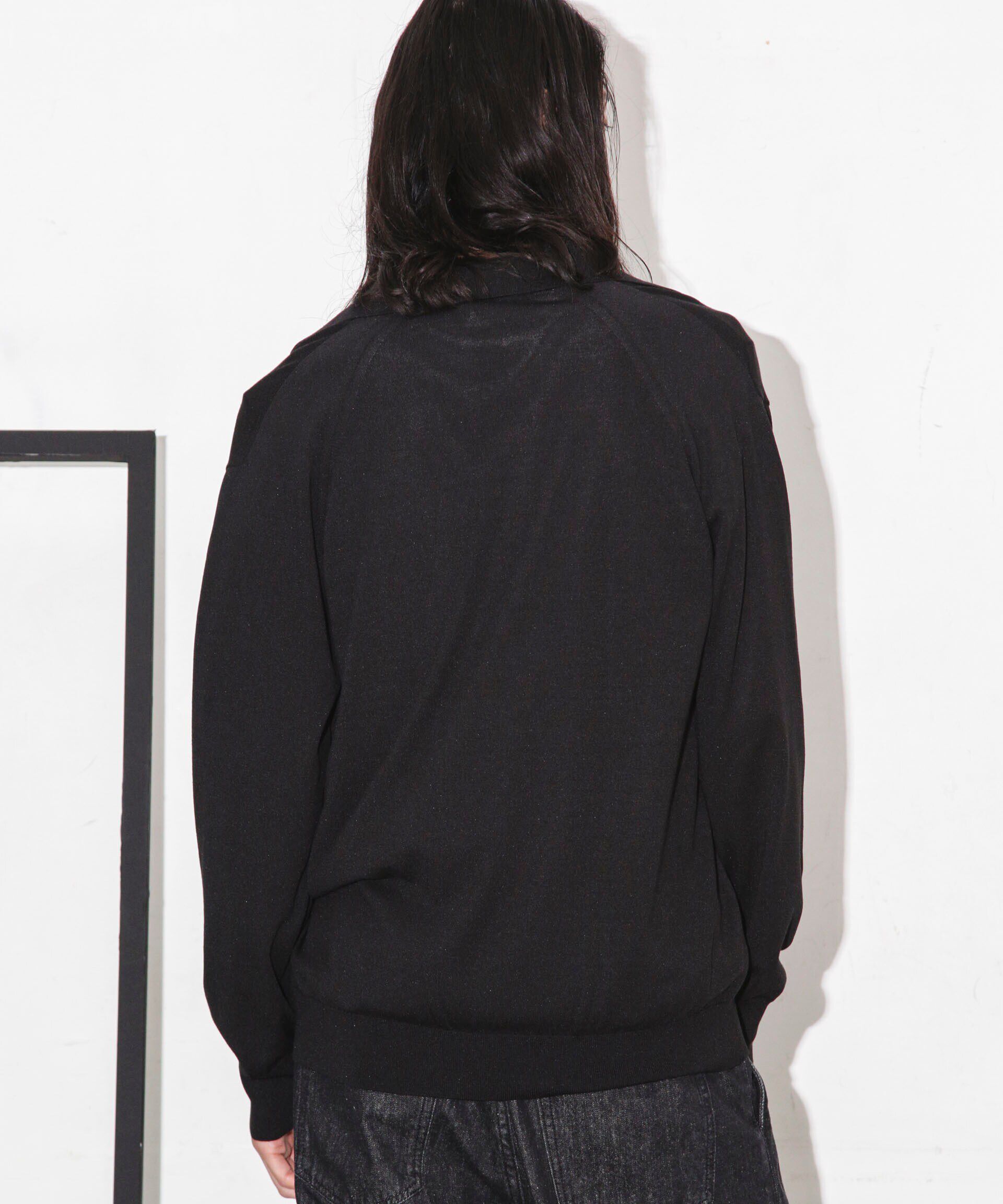 nano･universe「｢ESSENTIAL LINE｣天竺スキッパーポロ」|ニット・セーター|