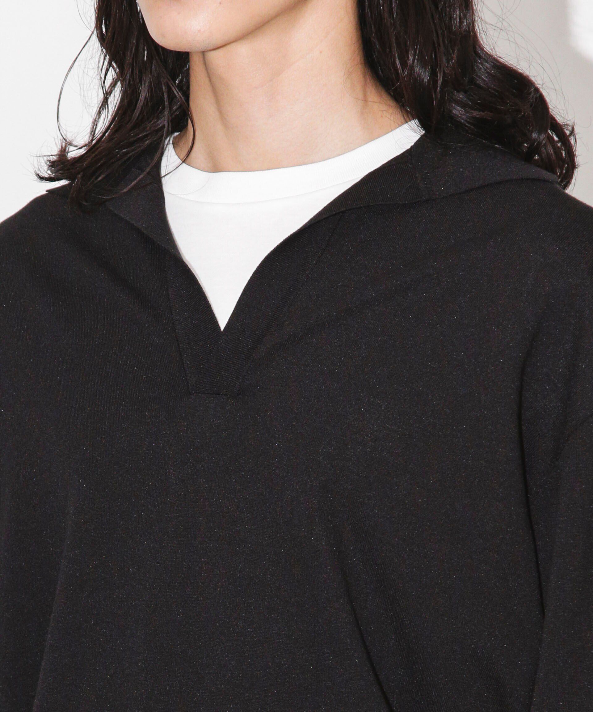 nano･universe「｢ESSENTIAL LINE｣天竺スキッパーポロ」|ニット・セーター|