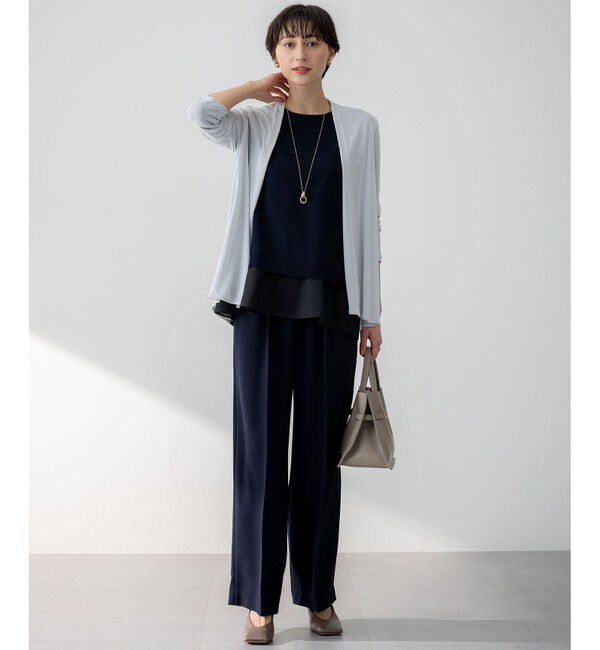 23区「【新色追加/UVケア/接触冷感】マルチ機能 シアー ショート カーディガン」|カーディガン|