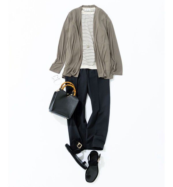 23区「【新色追加/UVケア/接触冷感】マルチ機能 シアー ショート カーディガン」|カーディガン|