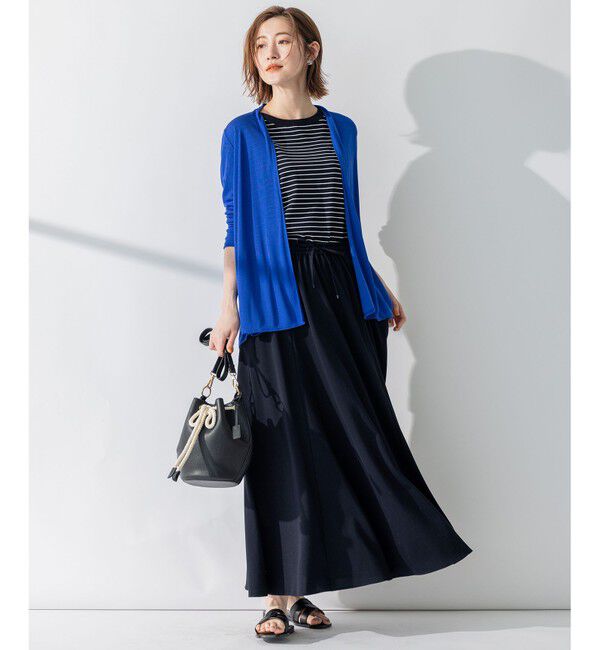 23区「【新色追加/UVケア/接触冷感】マルチ機能 シアー ショート カーディガン」|カーディガン|