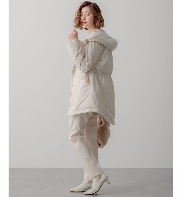 23区「【滝沢眞規子さん着用/一部店舗限定/撥水加工】ミリタリー ダウンコート」|ダウン|