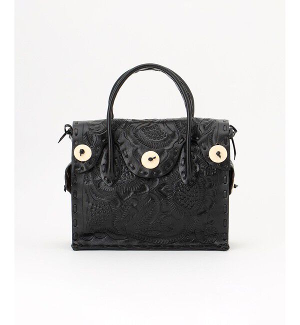 Carving Tribes「Maestra S」|ハンドバッグ|ブラック