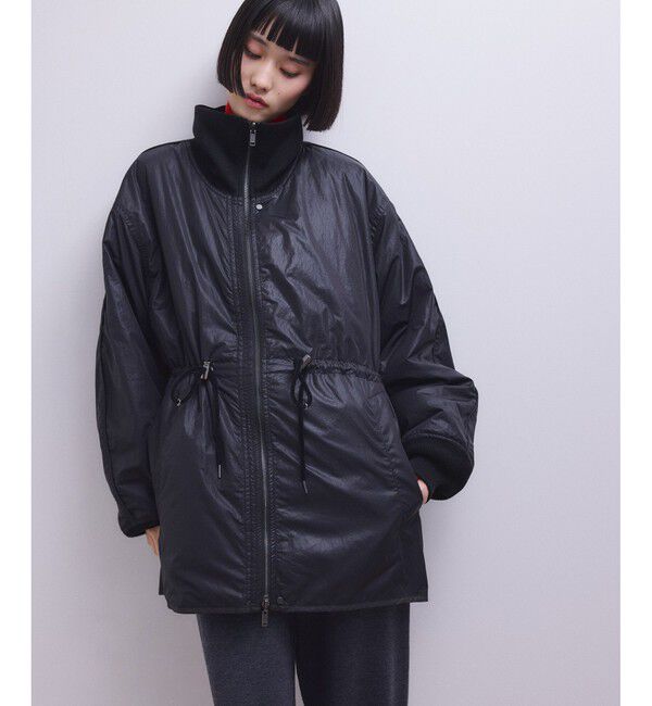 ADAM ET ROPE'「【サステナブル】リバーシブルドロストキルティングブルゾン/撥水」|ブルゾン・スタジャン|