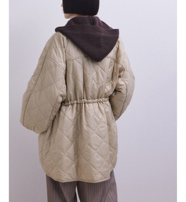 ADAM ET ROPE'「【サステナブル】リバーシブルドロストキルティングブルゾン/撥水」|ブルゾン・スタジャン|