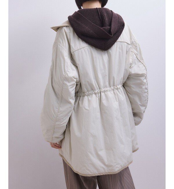 ADAM ET ROPE'「【サステナブル】リバーシブルドロストキルティングブルゾン/撥水」|ブルゾン・スタジャン|