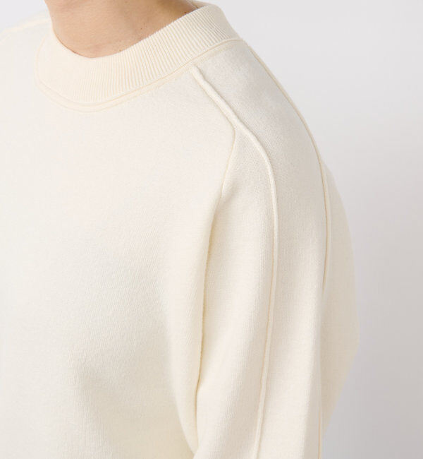  「【ウォッシャブル】スウェットライクニット」|ニット・セーター|