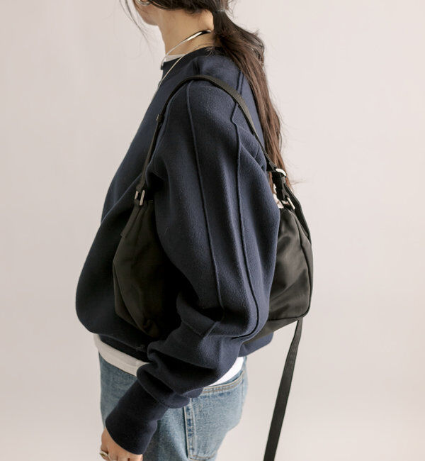  「【ウォッシャブル】スウェットライクニット」|ニット・セーター|