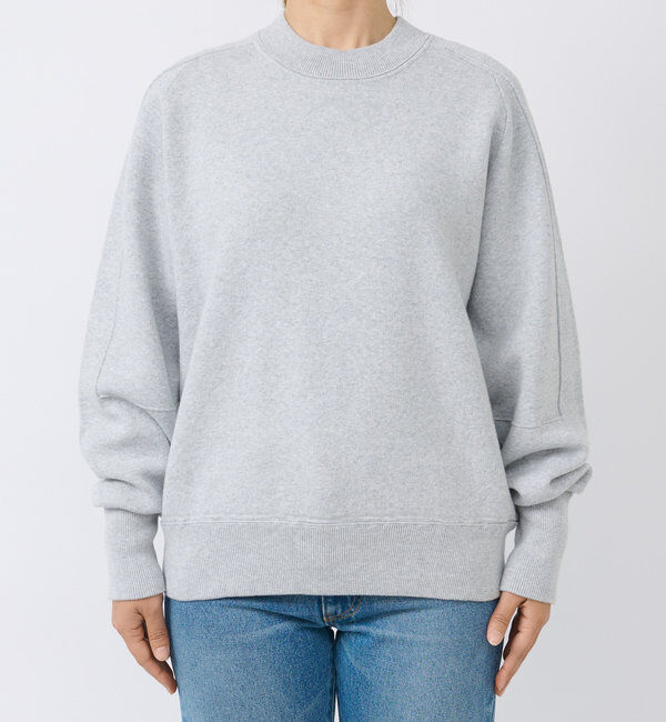  「【ウォッシャブル】スウェットライクニット」|ニット・セーター|