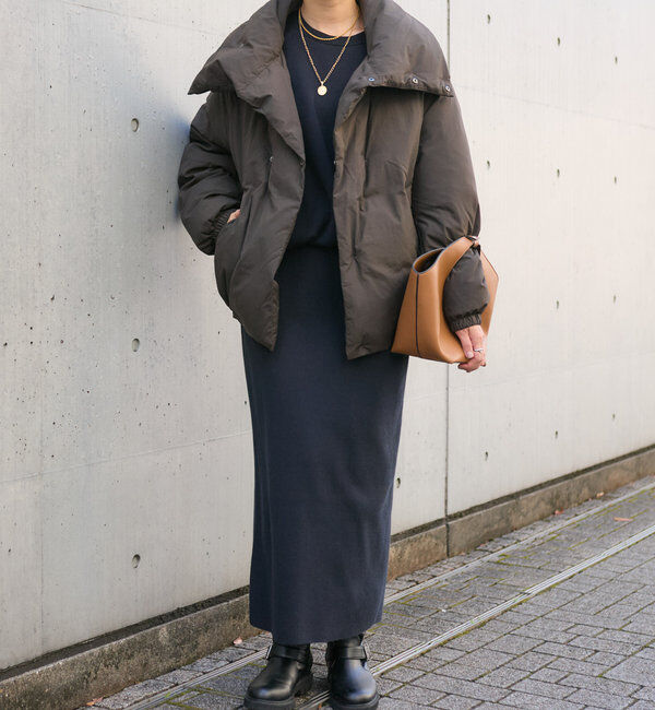  「【軽量705g】スタンドカラーダウンジャケット」|ダウン|