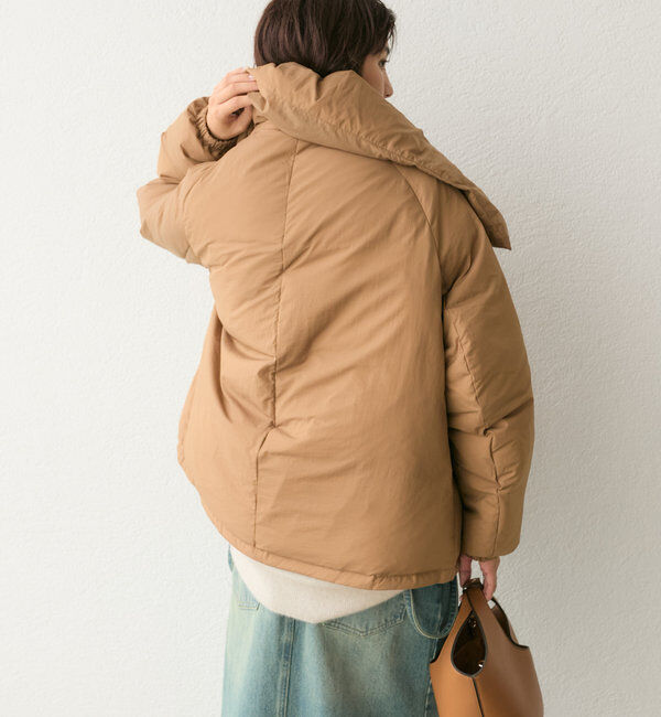  「【軽量705g】スタンドカラーダウンジャケット」|ダウン|