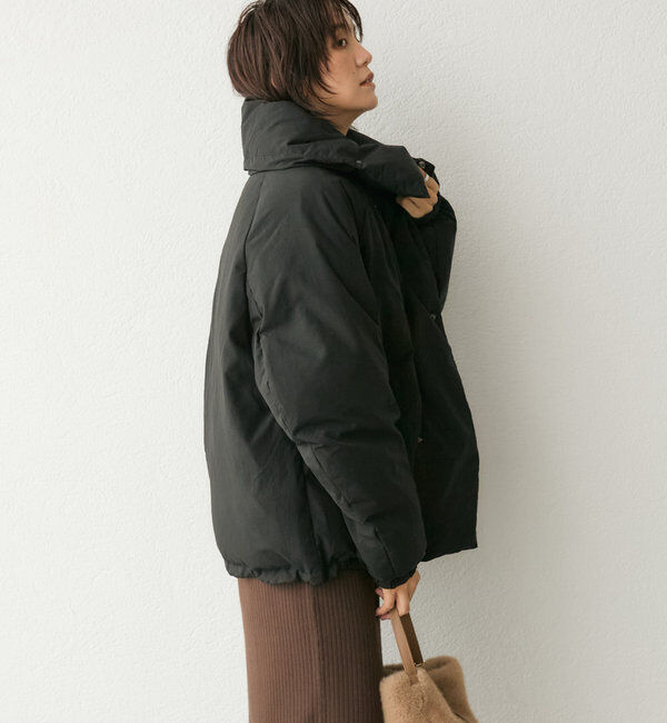  「【軽量705g】スタンドカラーダウンジャケット」|ダウン|