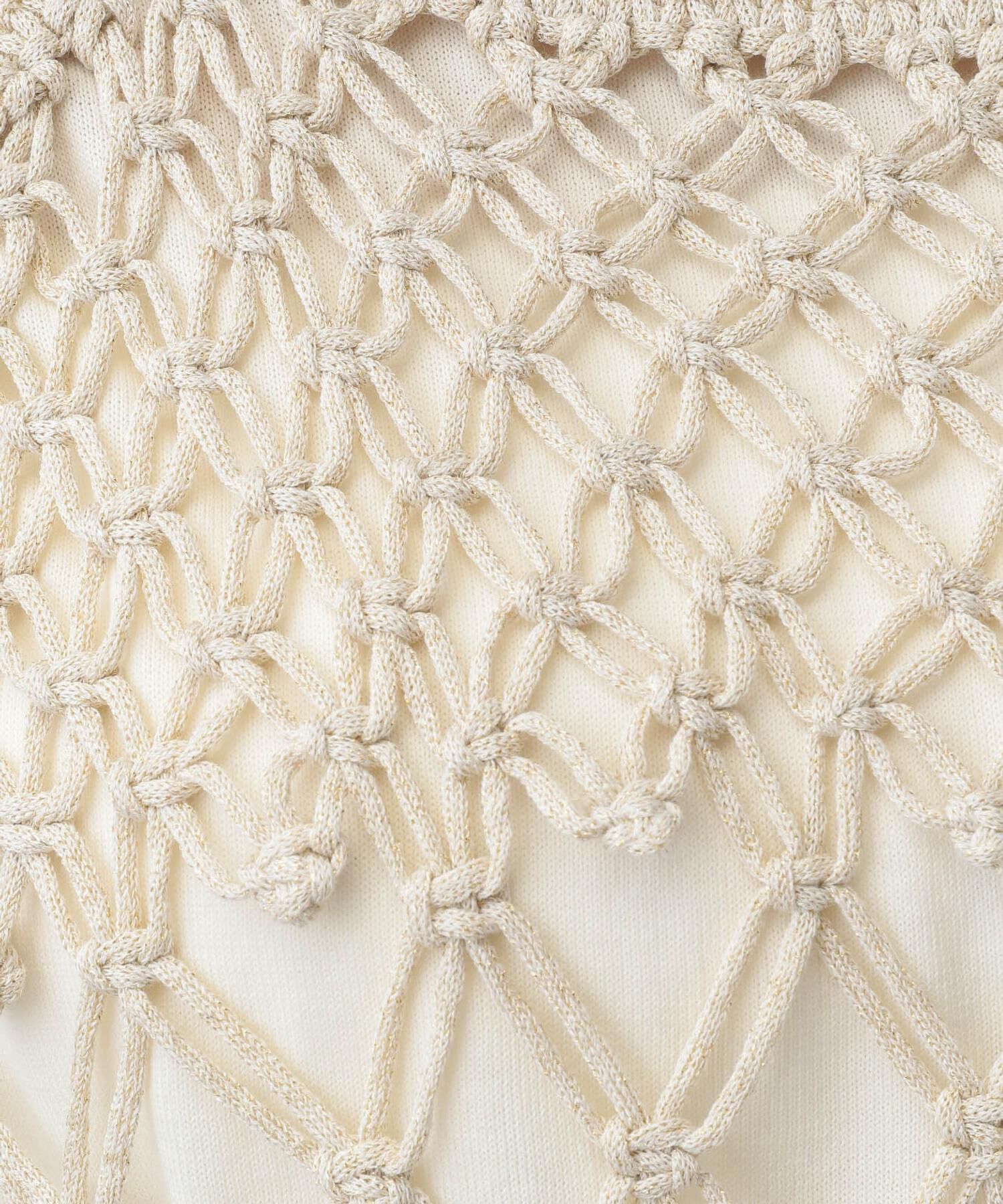 apart by lowrys「HANDフリンジニットワンピース」|ワンピース|