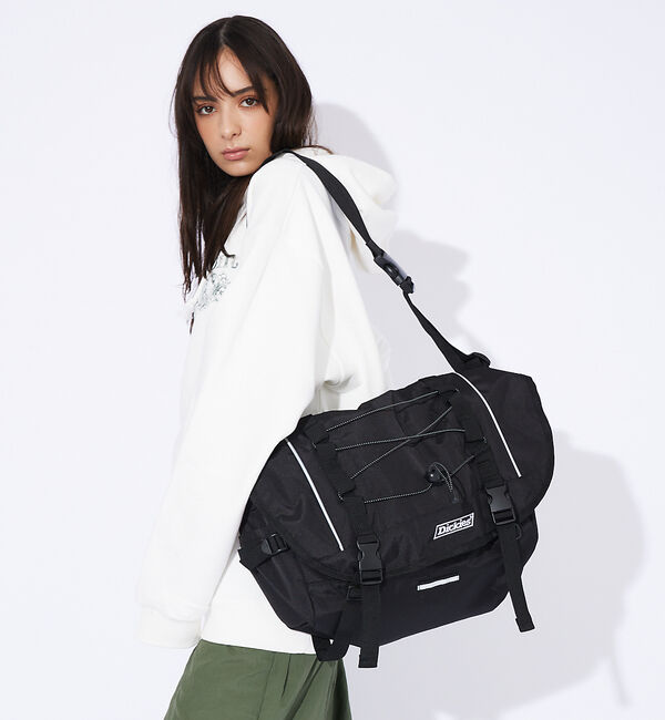 ABAHOUSE「【DICKIES/ディッキーズ】 CITYWORK MESSENGER BAG/」|ショルダー・メッセンジャー|ブラック