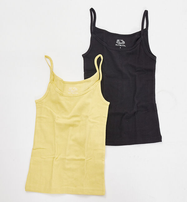 Rouge vif「【FRUIT OF THE LOOM】2Pセット / キャミソール / タンクト」|キャミソール|イエロー系その他2