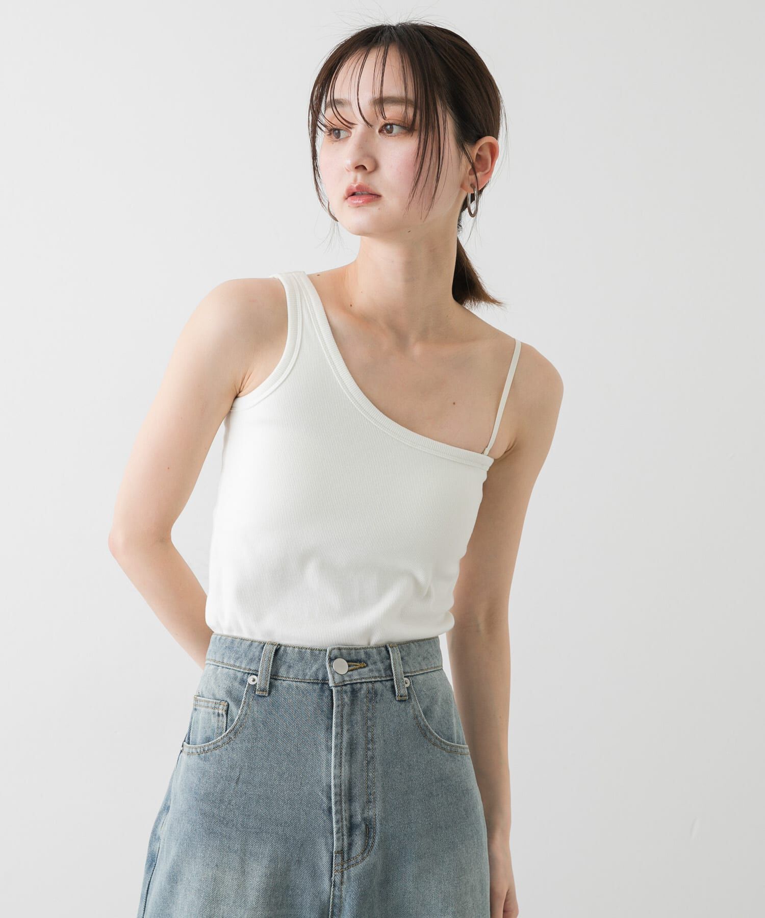 SENSE OF PLACE by URBAN RESEARCH「カップツキワンショルダータンクトップ」|タンクトップ|