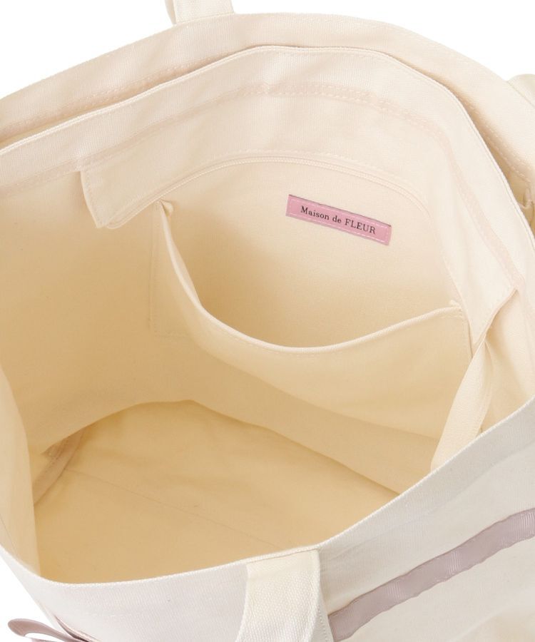 Maison de FLEUR「マルチポケット帆布トートMバッグ」|トートバッグ|