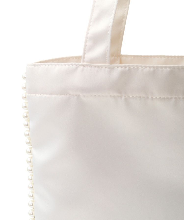 Maison de FLEUR「サテンパールブレードトートバッグ」|トートバッグ|