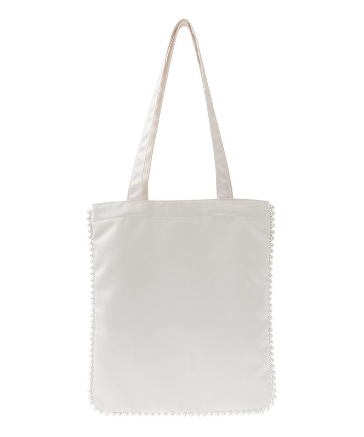 Maison de FLEUR「サテンパールブレードトートバッグ」|トートバッグ|