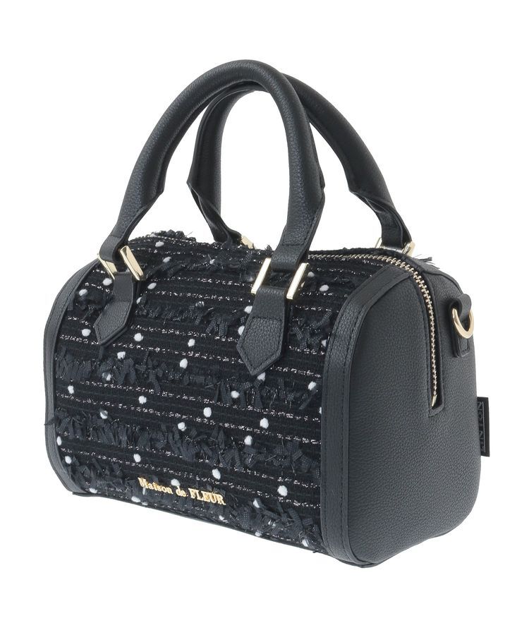 Maison de FLEUR「LINTONツイード2Wayミニボストンバッグ」|ハンドバッグ|