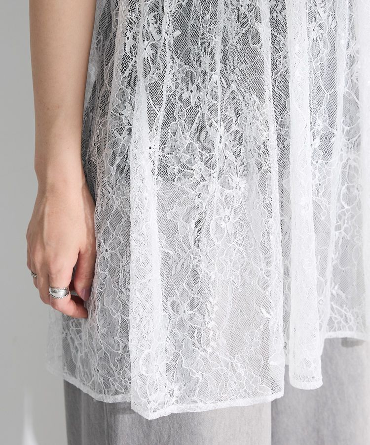 Green Parks「前後2WAYレーススパンコールビスチェ」|キャミソール|