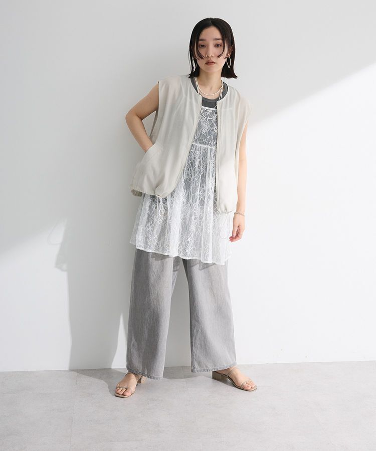 Green Parks「前後2WAYレーススパンコールビスチェ」|キャミソール|