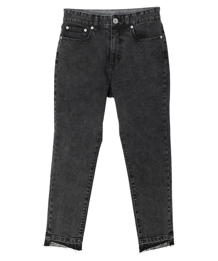 Editt by YECCA VECCA「カットオフクロップドデニムパンツ」|デニム|