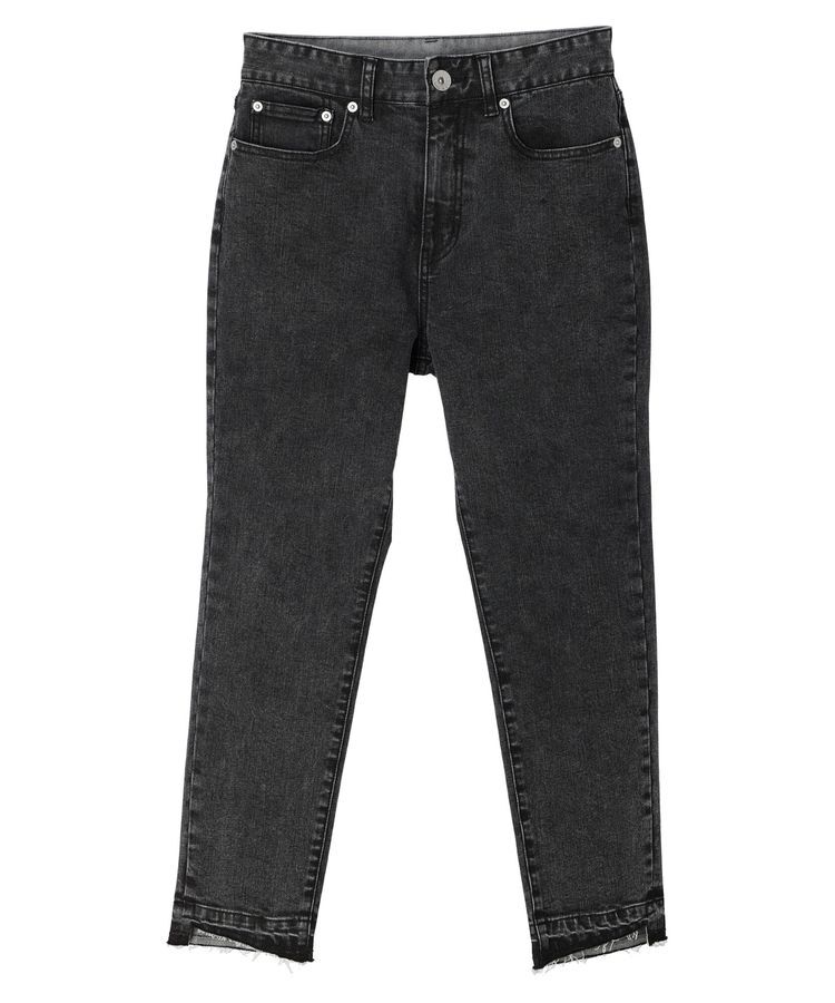 Editt by YECCA VECCA「カットオフクロップドデニムパンツ」|デニム|