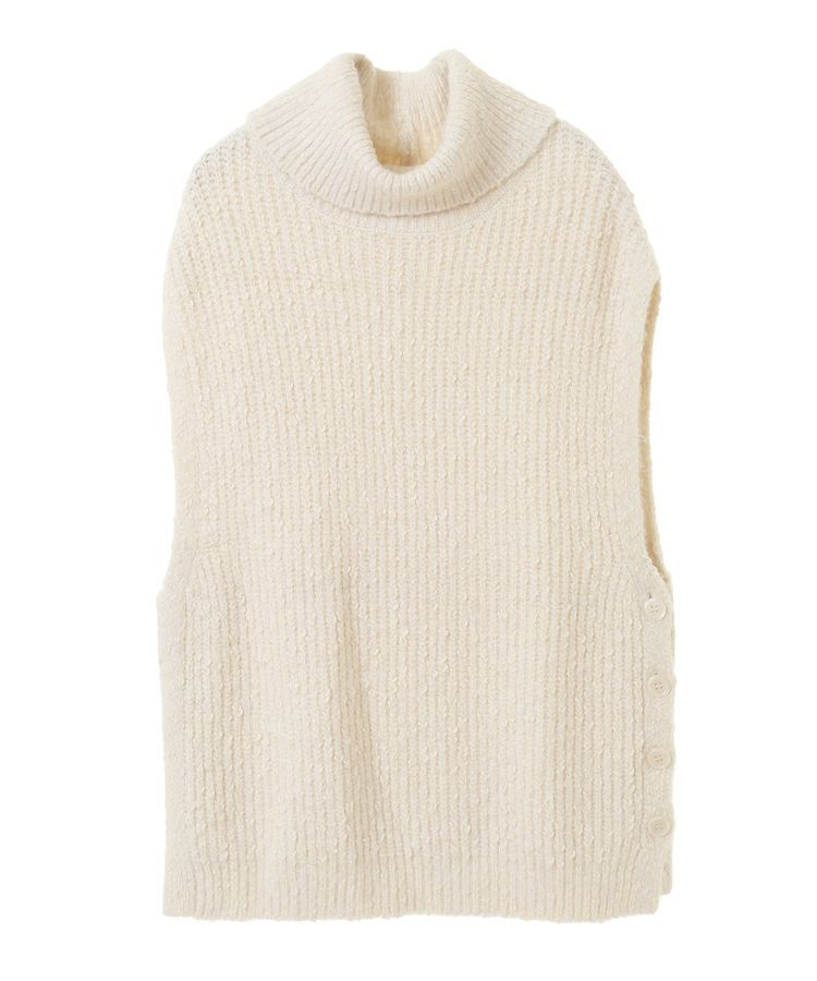 YECCA VECCA「2wayラメ混MIXニットベスト」|ベスト・ジレ|