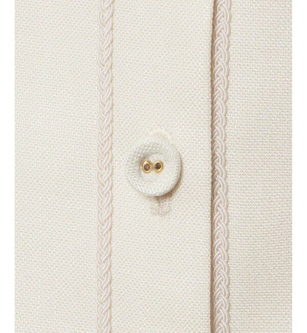 LOULOU WILLOUGHBY「《ドラマ着用》【LOULOU WILLOUGHBY】トリッカーオックス半袖ジャケット」|ノーカラージャケット|