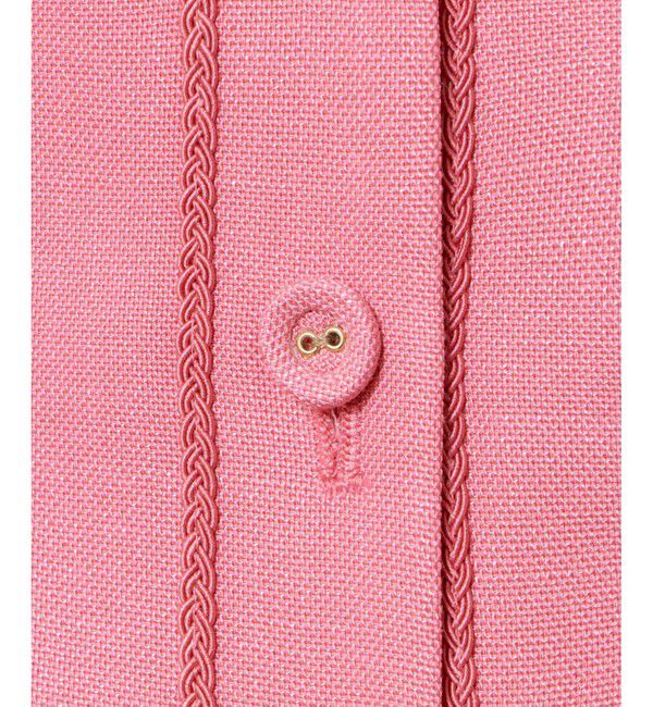 LOULOU WILLOUGHBY「《ドラマ着用》【LOULOU WILLOUGHBY】トリッカーオックス半袖ジャケット」|ノーカラージャケット|