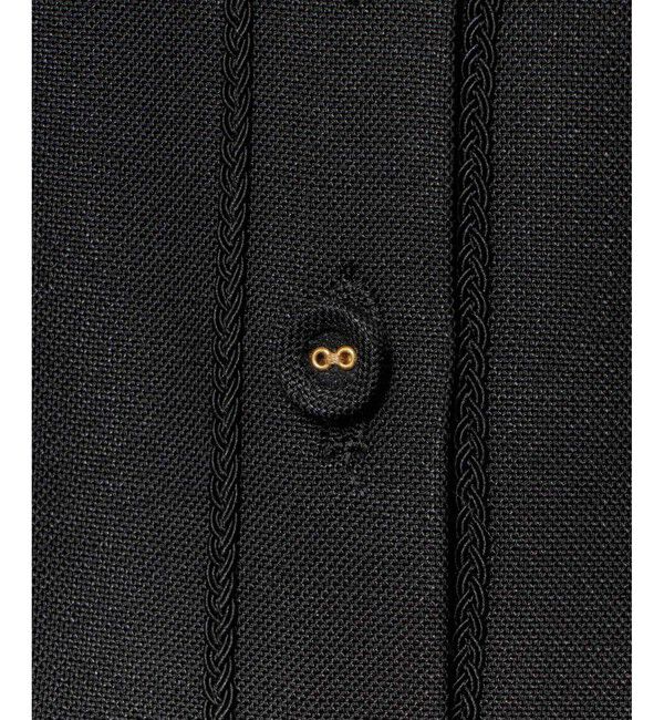 LOULOU WILLOUGHBY「《ドラマ着用》【LOULOU WILLOUGHBY】トリッカーオックス半袖ジャケット」|ノーカラージャケット|