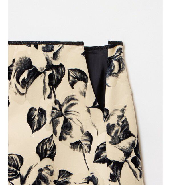 allureville「モノフロッキータックフレアスカート」|スカート|