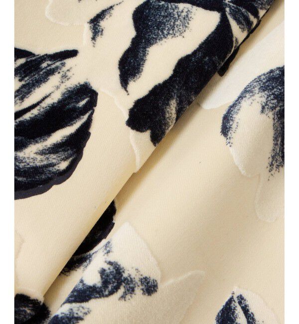 allureville「モノフロッキータックフレアスカート」|スカート|