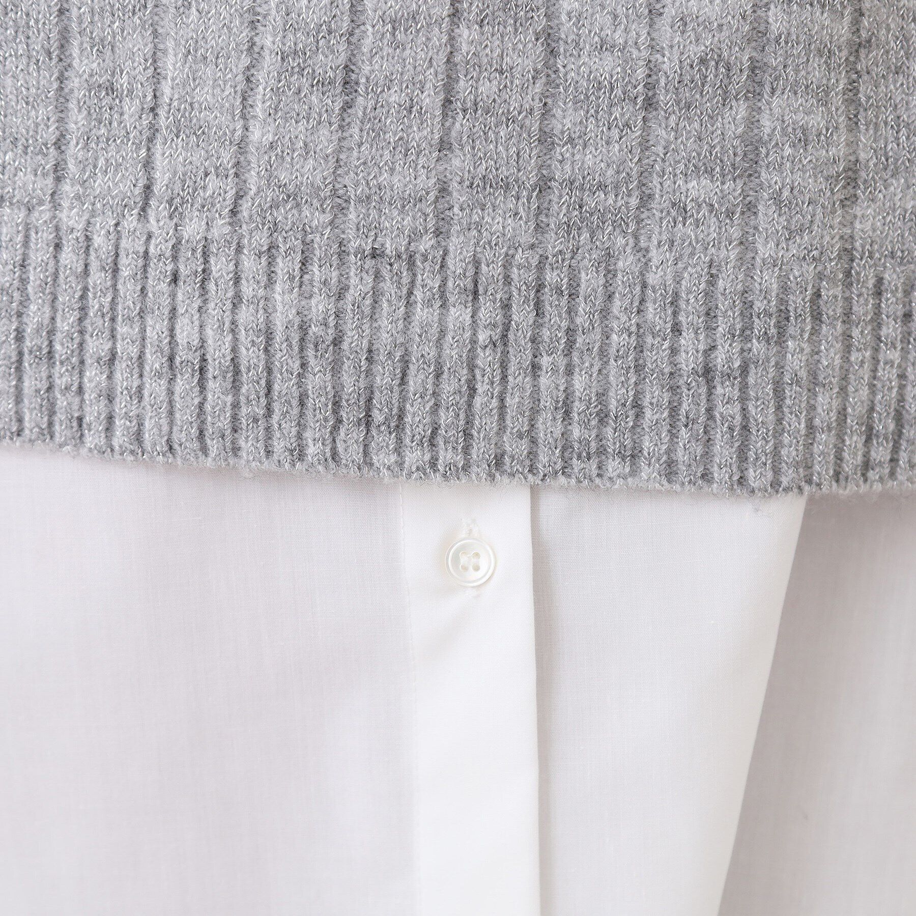 Reflect「【E‐QUALITY／手洗い可／セットアイテム／単品使いも可能】ニットベスト＋シャツ」|その他|