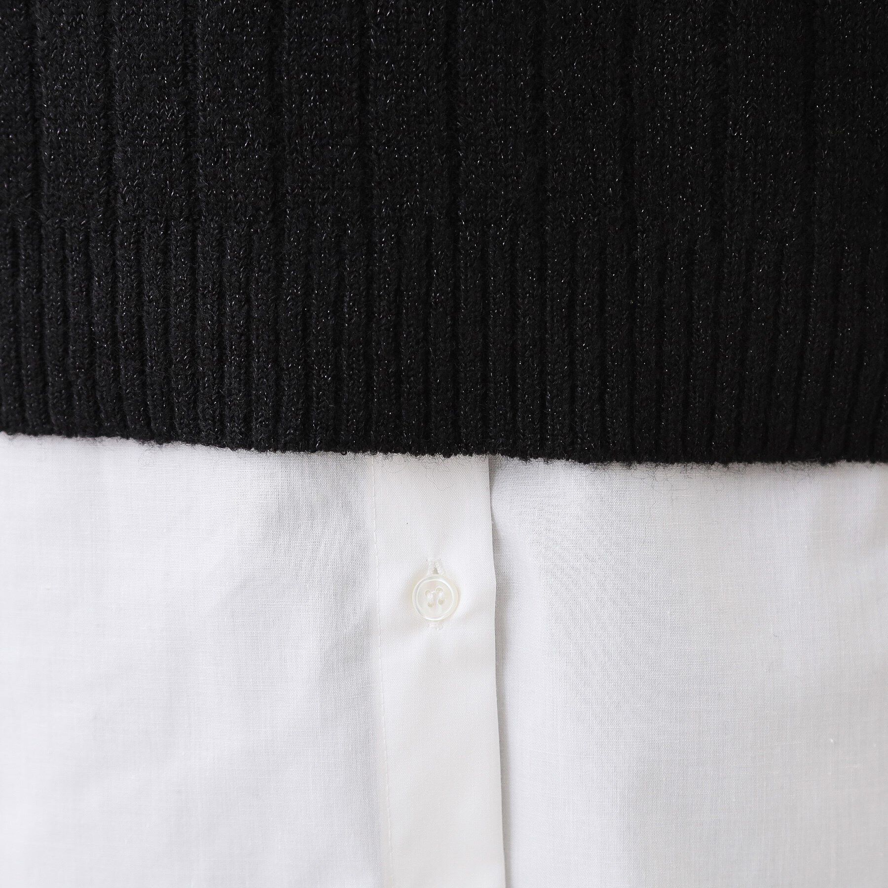 Reflect「【E‐QUALITY／手洗い可／セットアイテム／単品使いも可能】ニットベスト＋シャツ」|その他|