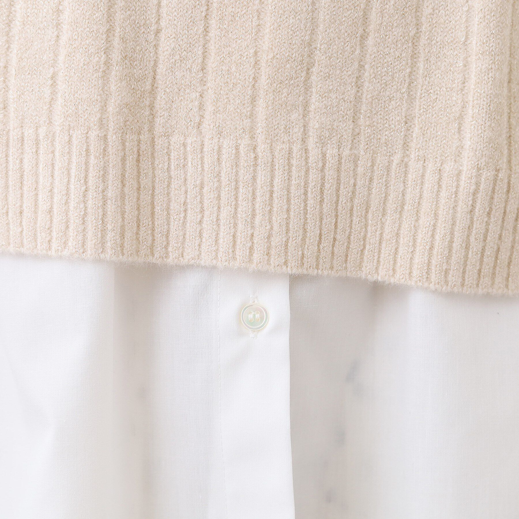 Reflect「【E‐QUALITY／手洗い可／セットアイテム／単品使いも可能】ニットベスト＋シャツ」|その他|