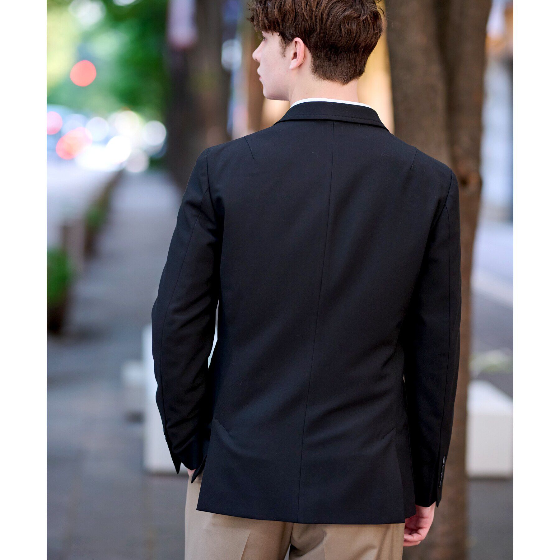 DRESSTERIOR「【セットアップ可】ストレッチリラクシング スリーパッチジャケット」|テーラードジャケット|