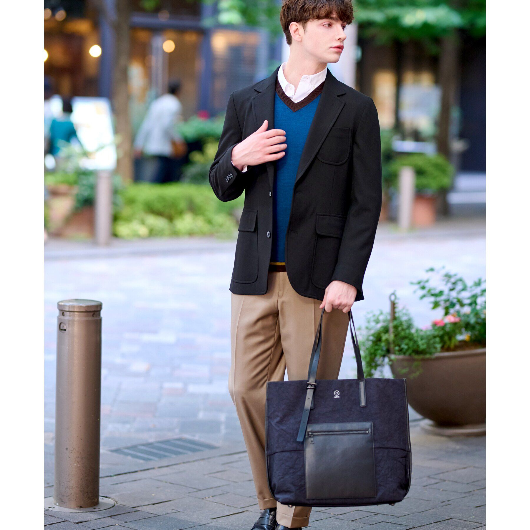 DRESSTERIOR「【セットアップ可】ストレッチリラクシング スリーパッチジャケット」|テーラードジャケット|