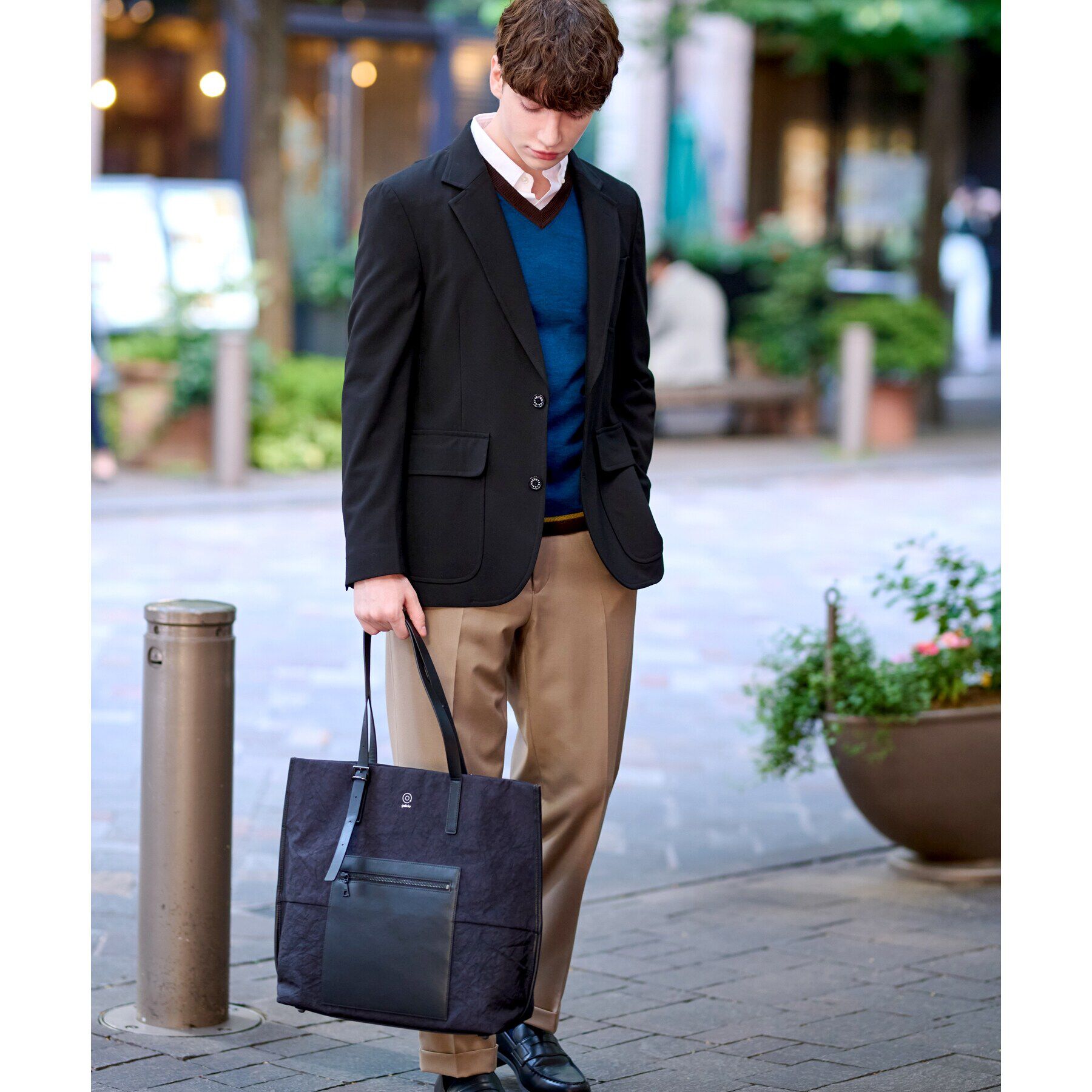 DRESSTERIOR「【セットアップ可】ストレッチリラクシング スリーパッチジャケット」|テーラードジャケット|